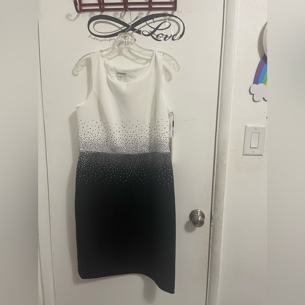 Calvin Klein dress with Rheinstones